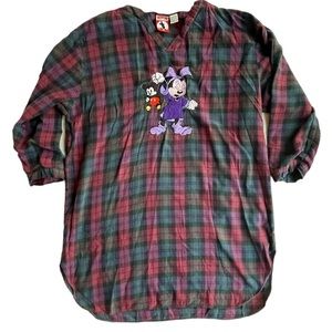 Vintage Mickey, Inc. Flannel Nightgown Baby Minnie
